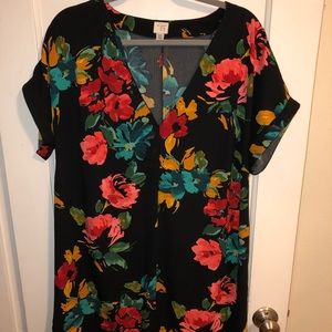 Floral Shift Dress